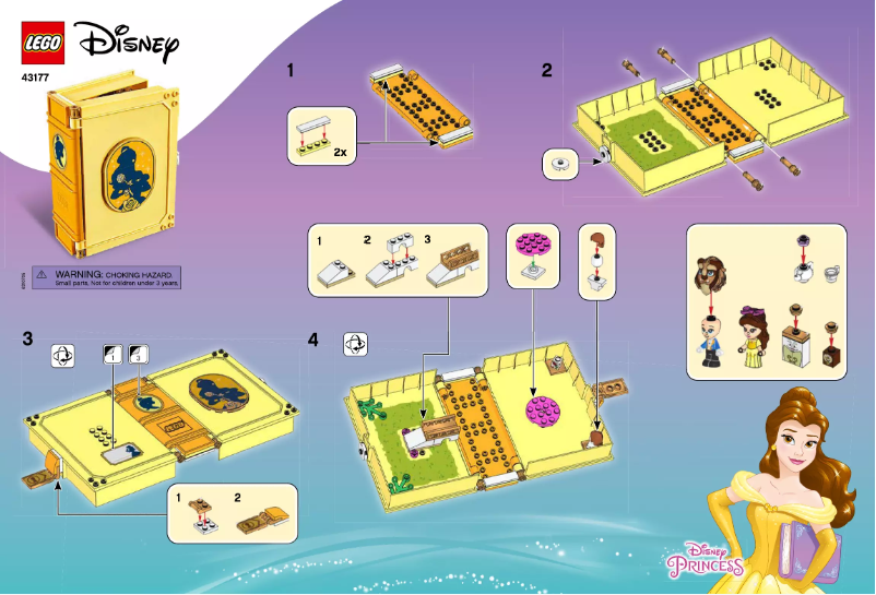 Page n°1 - Manuel utilisateur Lego Disney 43177