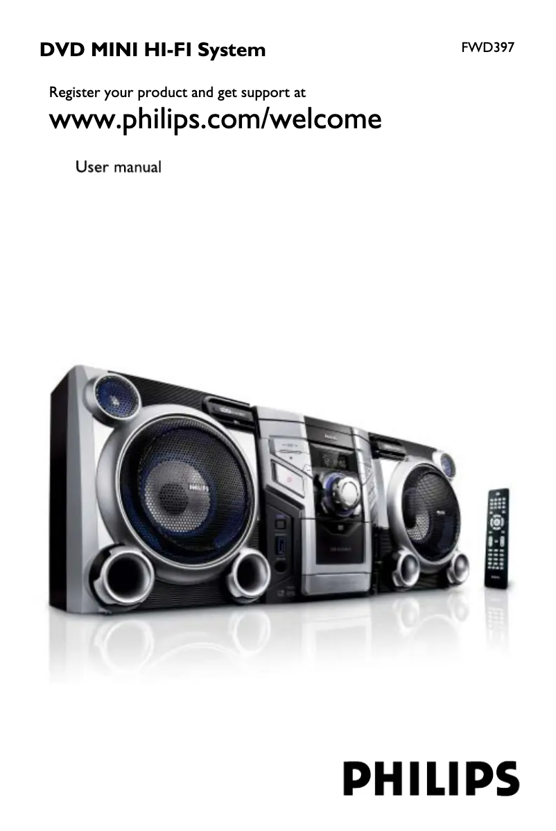 Page n°1 - Mode d'emploi Philips FWD397