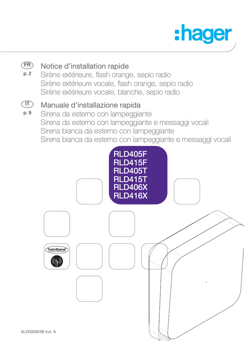 Page 1 de la notice Guide d'installation Elcom REH003X