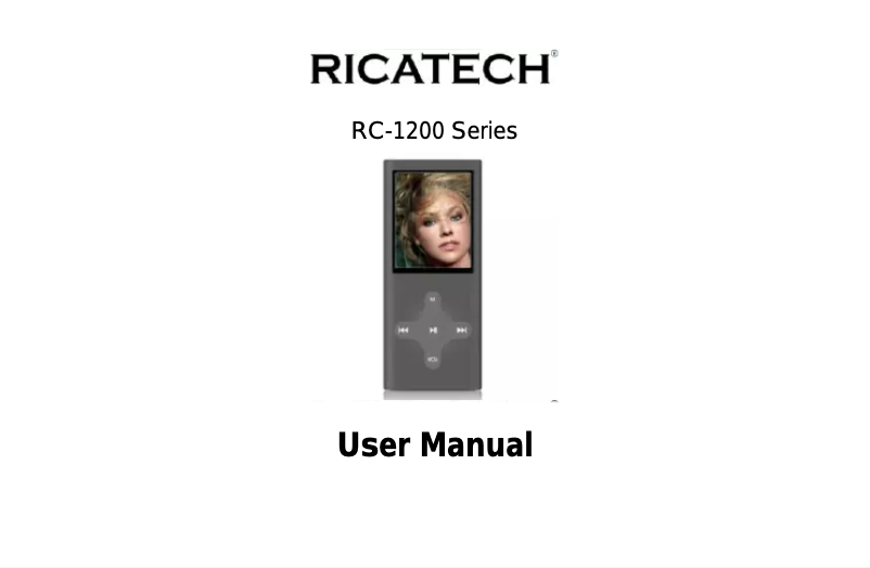 Page n°1 - Manuel utilisateur Ricatech RC-1201