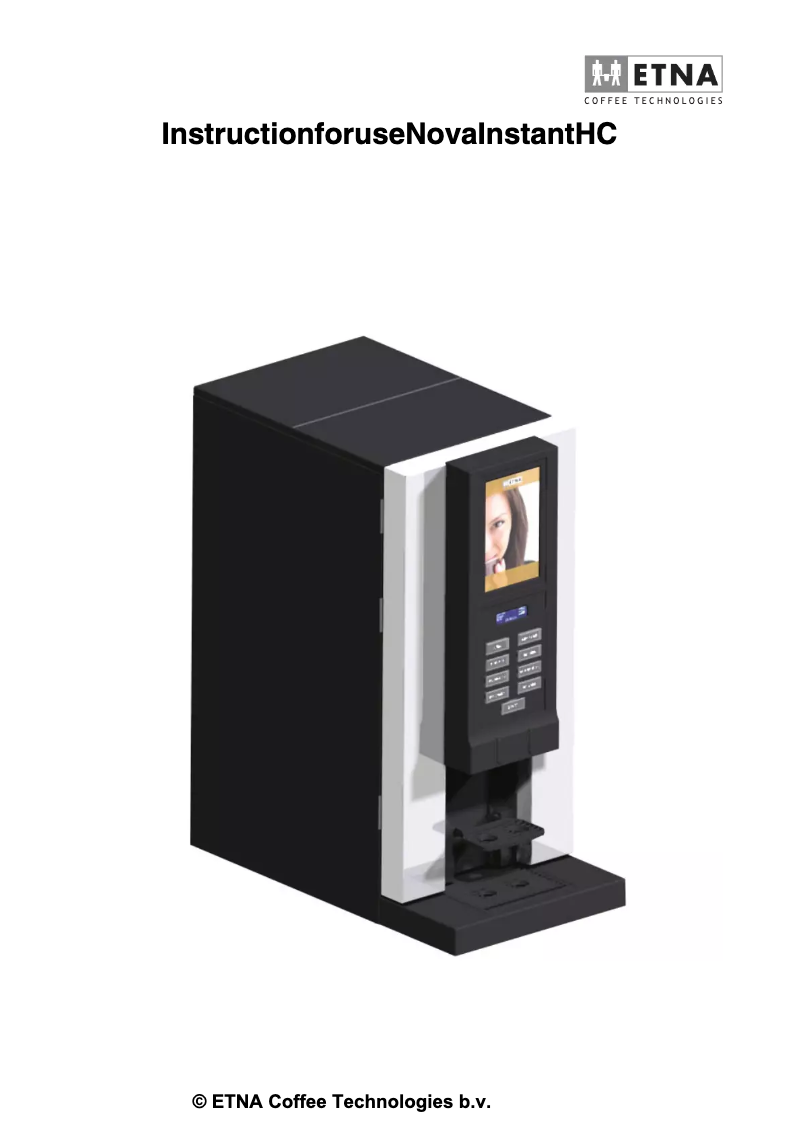 Image de la première page du manuel de l'appareil Nova Instant HC