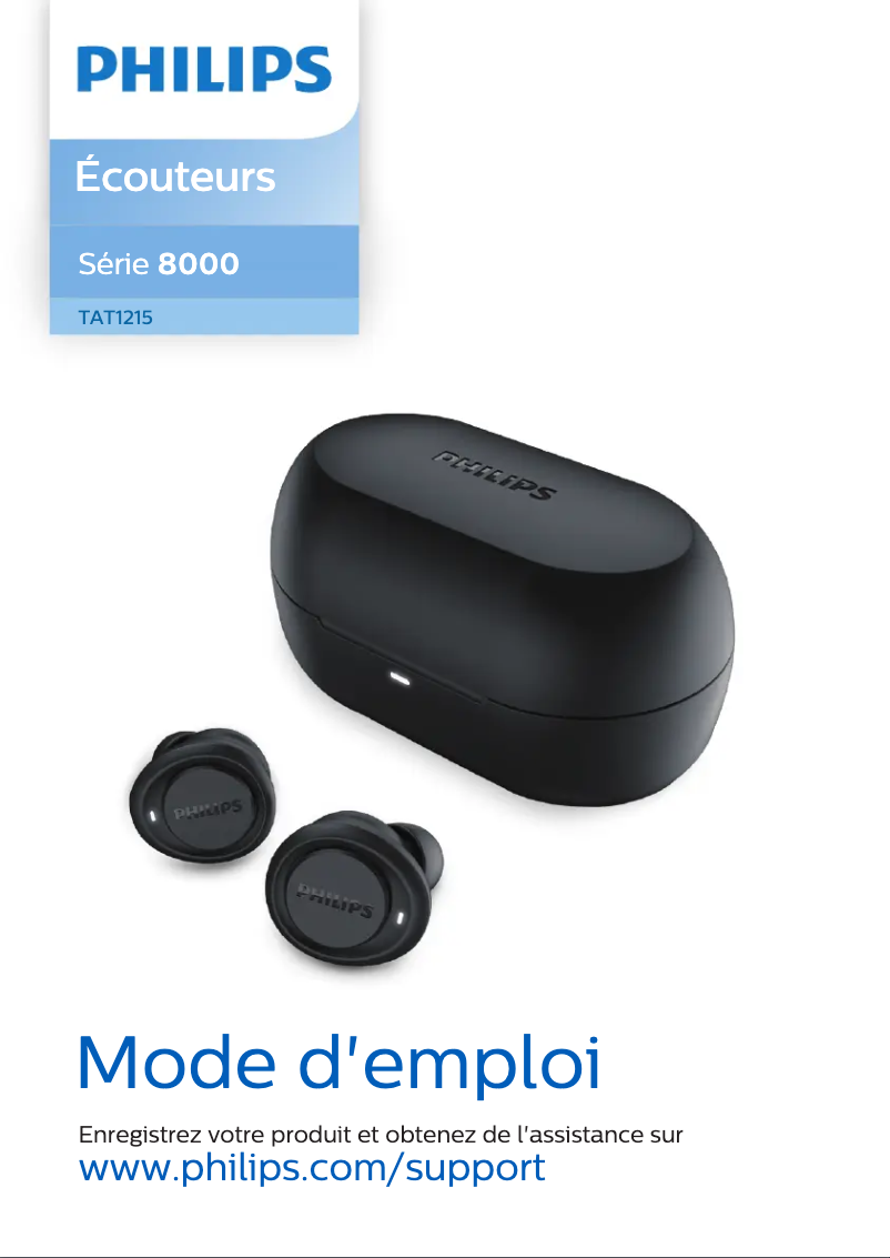 Page 1 de la notice Manuel utilisateur Philips TAT1215