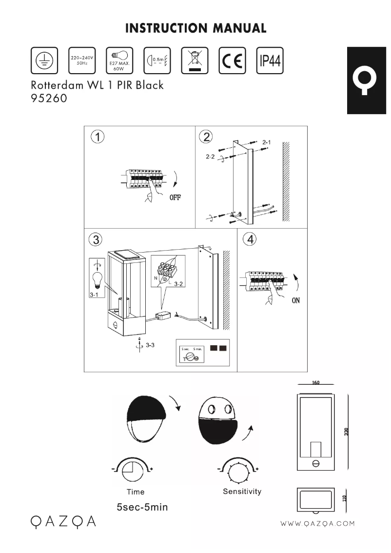 Image de la première page du manuel de l'appareil Rotterdam