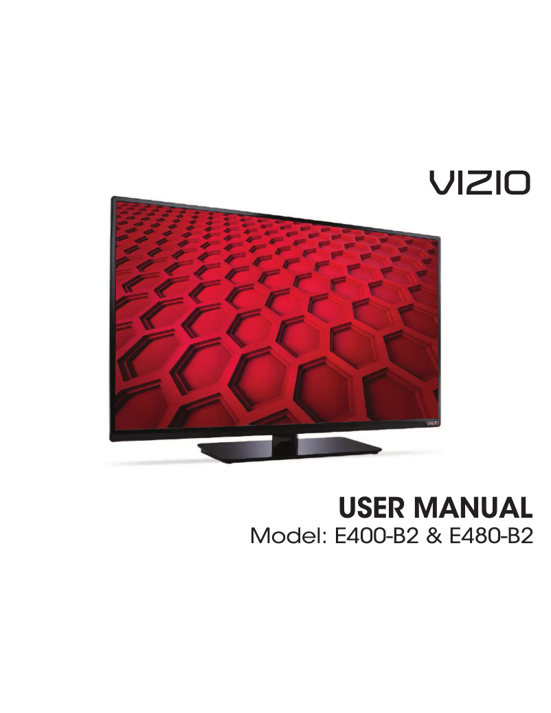 Página 1 del manual Manual de usuario VIZIO E480-B2
