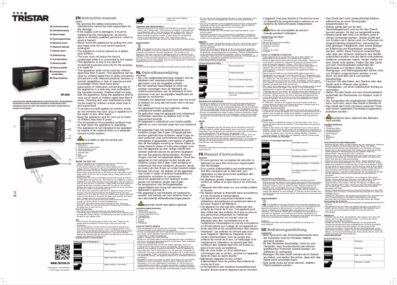 Image de la première page du manuel de l'appareil OV-3640