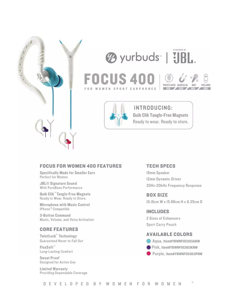 Image de la première page du manuel de l'appareil Focus 400