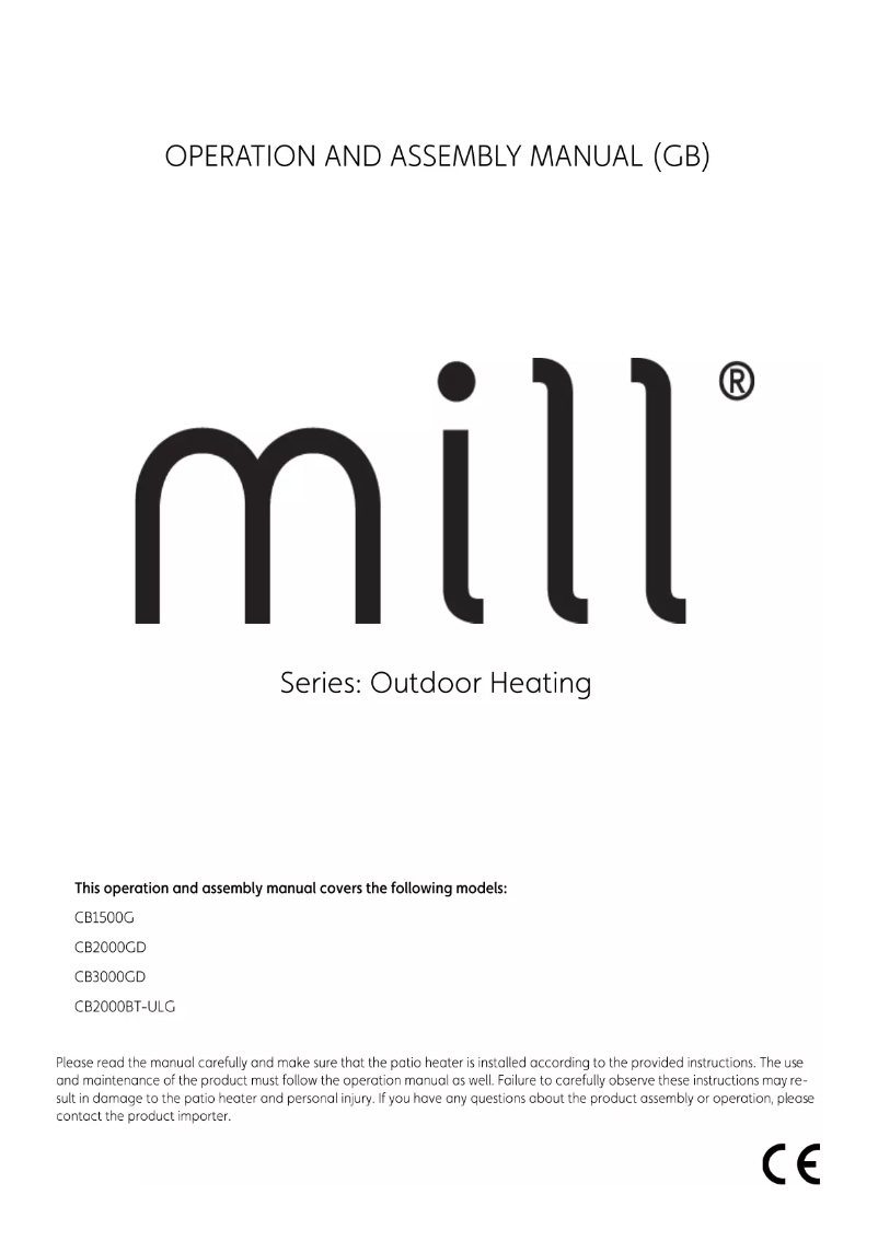 Página 1 del manual Manual de usuario Mill CB2000 BT-ULG