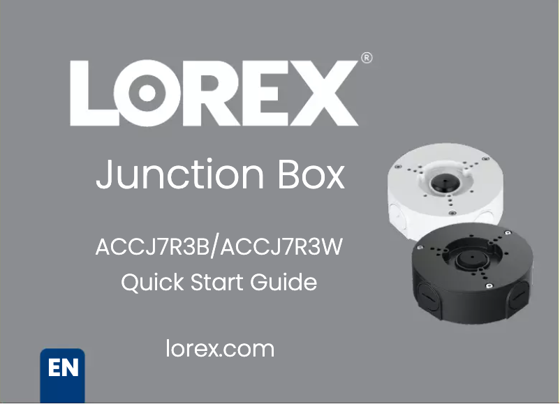 Page n°1 - Manuel utilisateur Lorex ACCJ7R3W