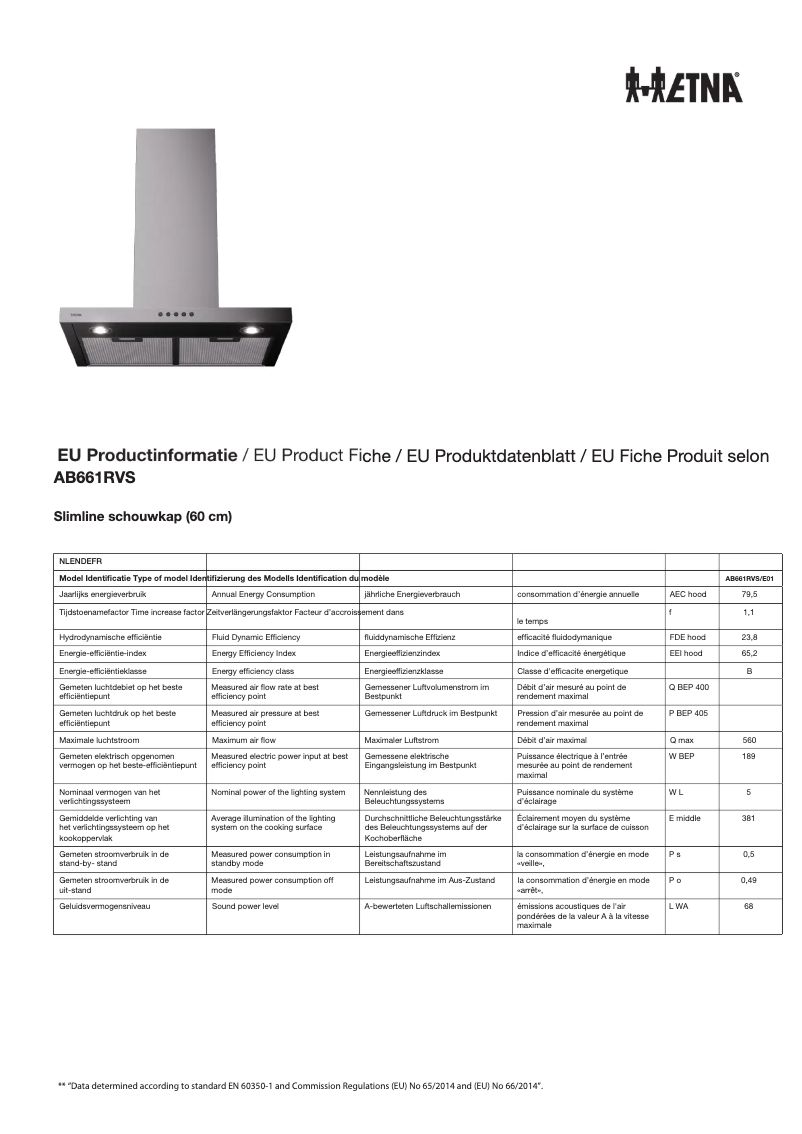 Image de la première page du manuel de l'appareil AB661RVS