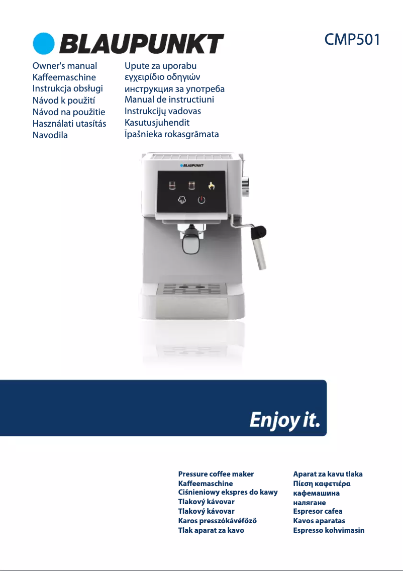 Image de la première page du manuel de l'appareil CMP501