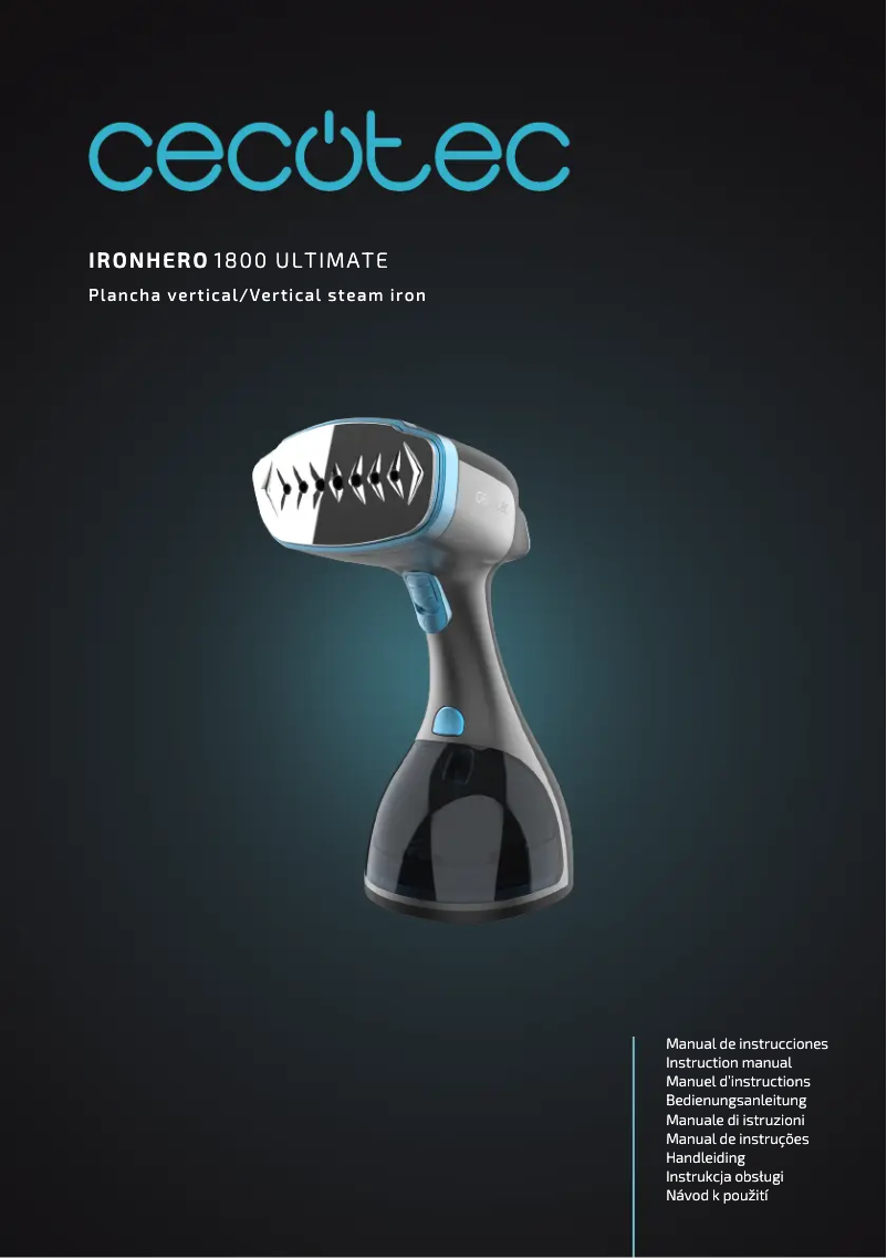 Page 1 de la notice Manuel utilisateur Cecotec IronHero 1800 Ultimate