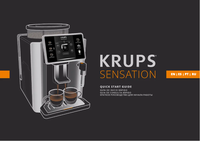 Image de la première page du manuel de l'appareil Sensation EA910E