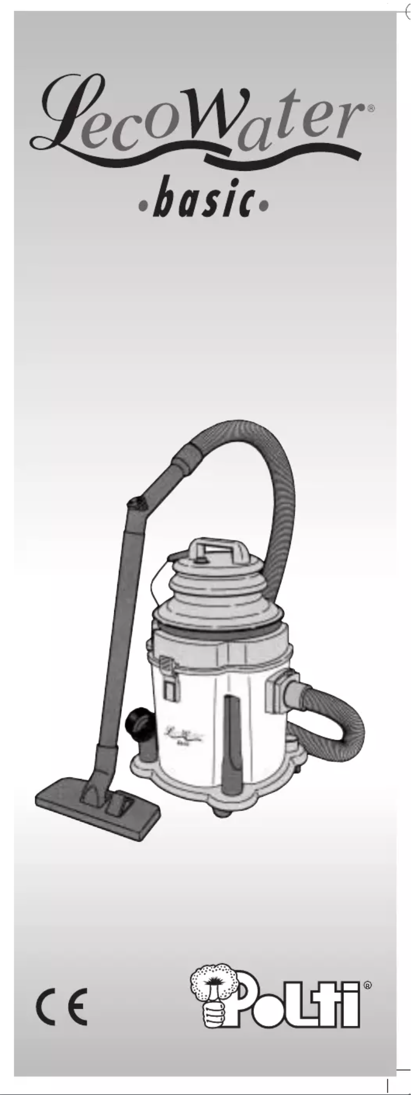 Page 1 de la notice Manuel utilisateur Polti LecoWater basic