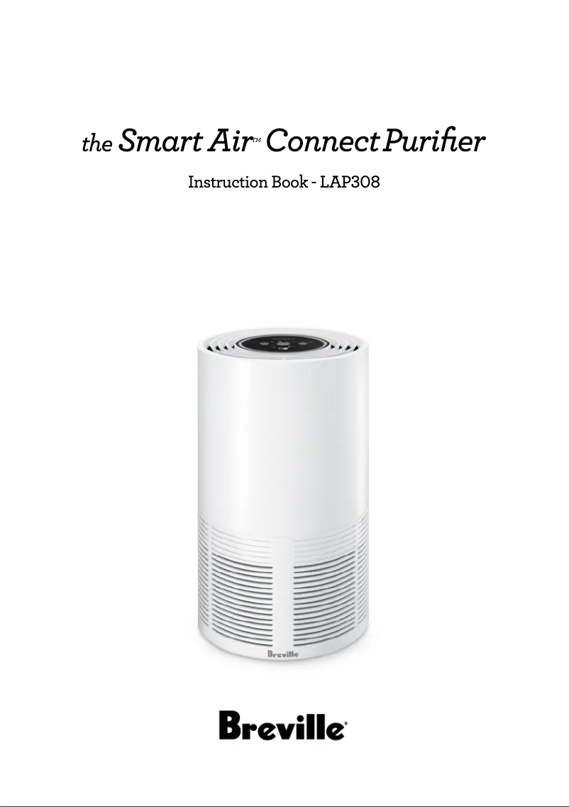 Image de la première page du manuel de l'appareil Smart Air Connect LAP308