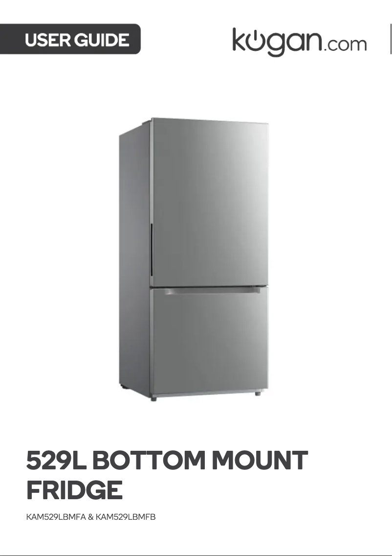 Image de la première page du manuel de l'appareil KAM529LBMFB