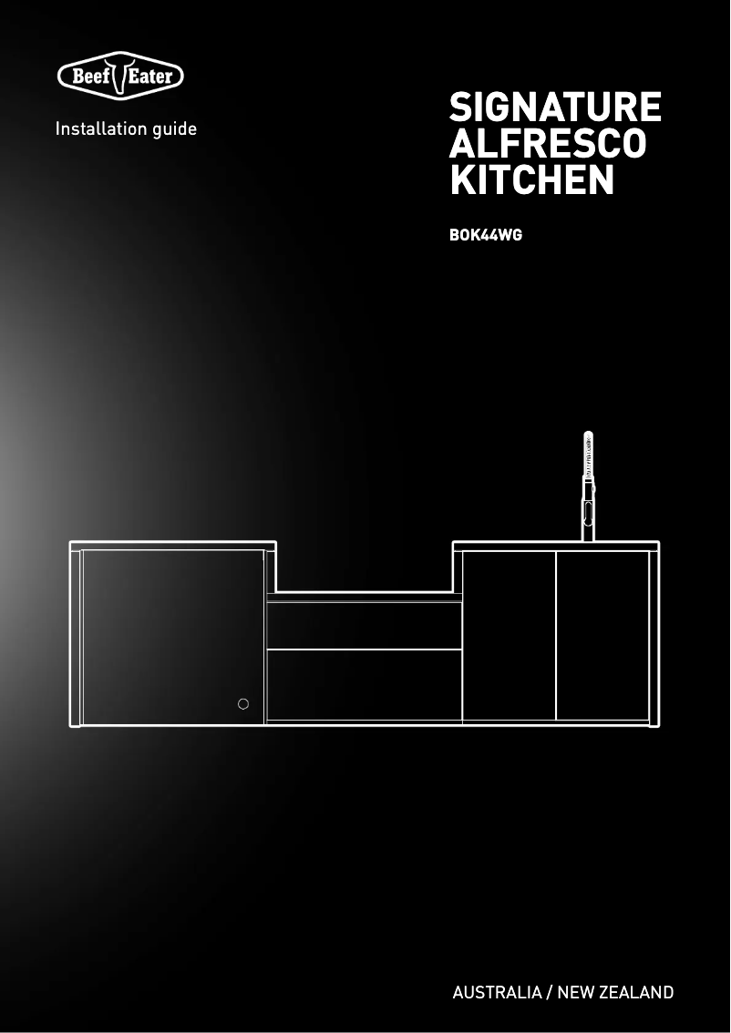 Page 1 de la notice Manuel utilisateur BeefEater Signature BOK44WG