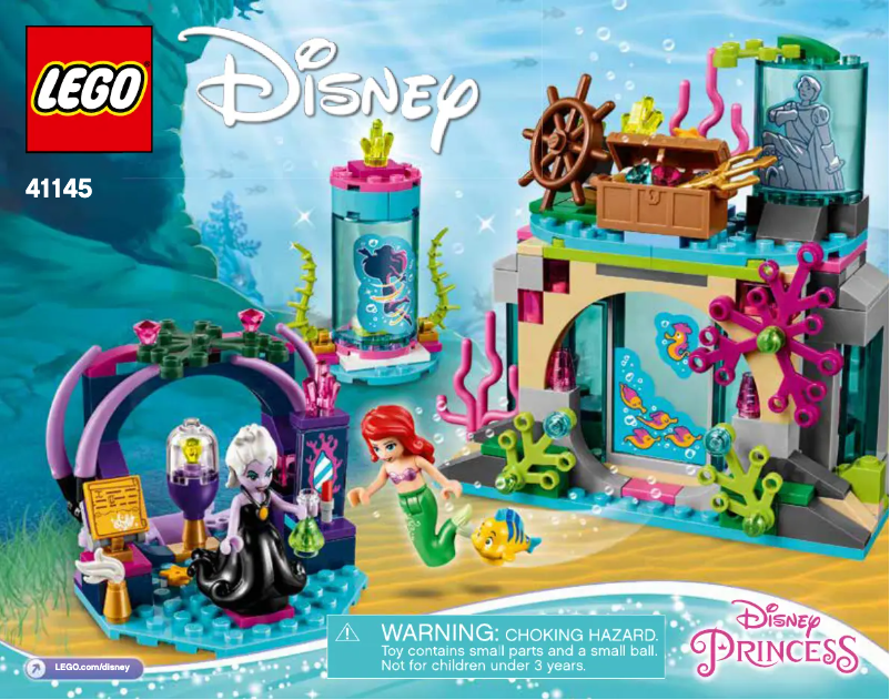 Page 1 de la notice Consignes visuelles Lego Disney 41145