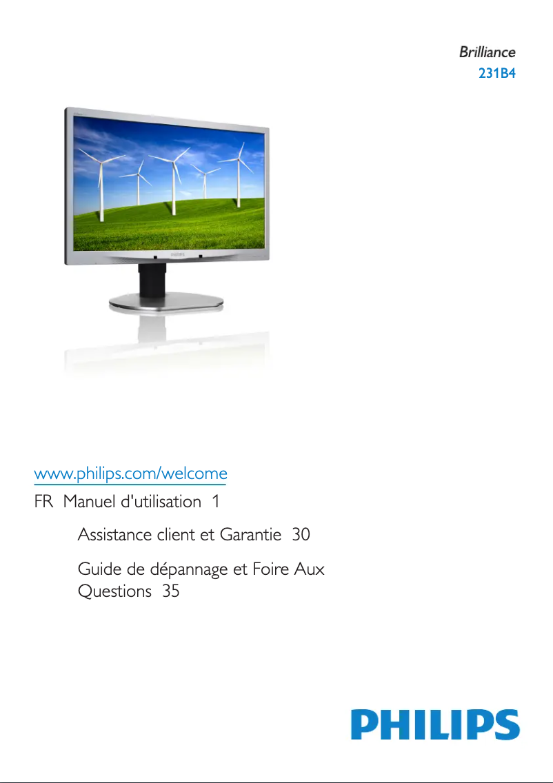 Página 1 del manual Manual de usuario Philips B Line 231B4QPYCB
