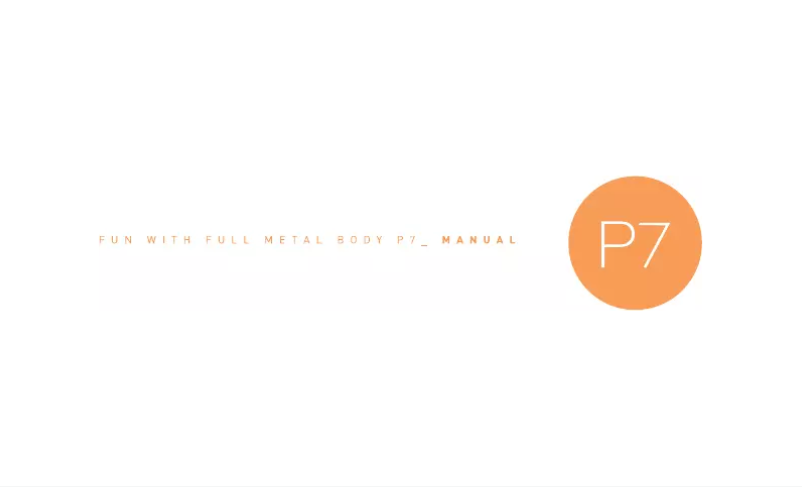 Page 1 de la notice Manuel utilisateur iRiver P7