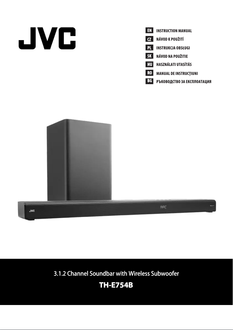 Página 1 del manual Manual de usuario JVC TH-E754B