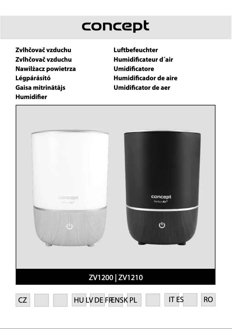 Page n°1 - Manuel utilisateur Concept Perfect Air ZV1210