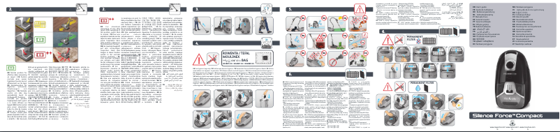 Image de la première page du manuel de l'appareil Silence Force Compact TW6355