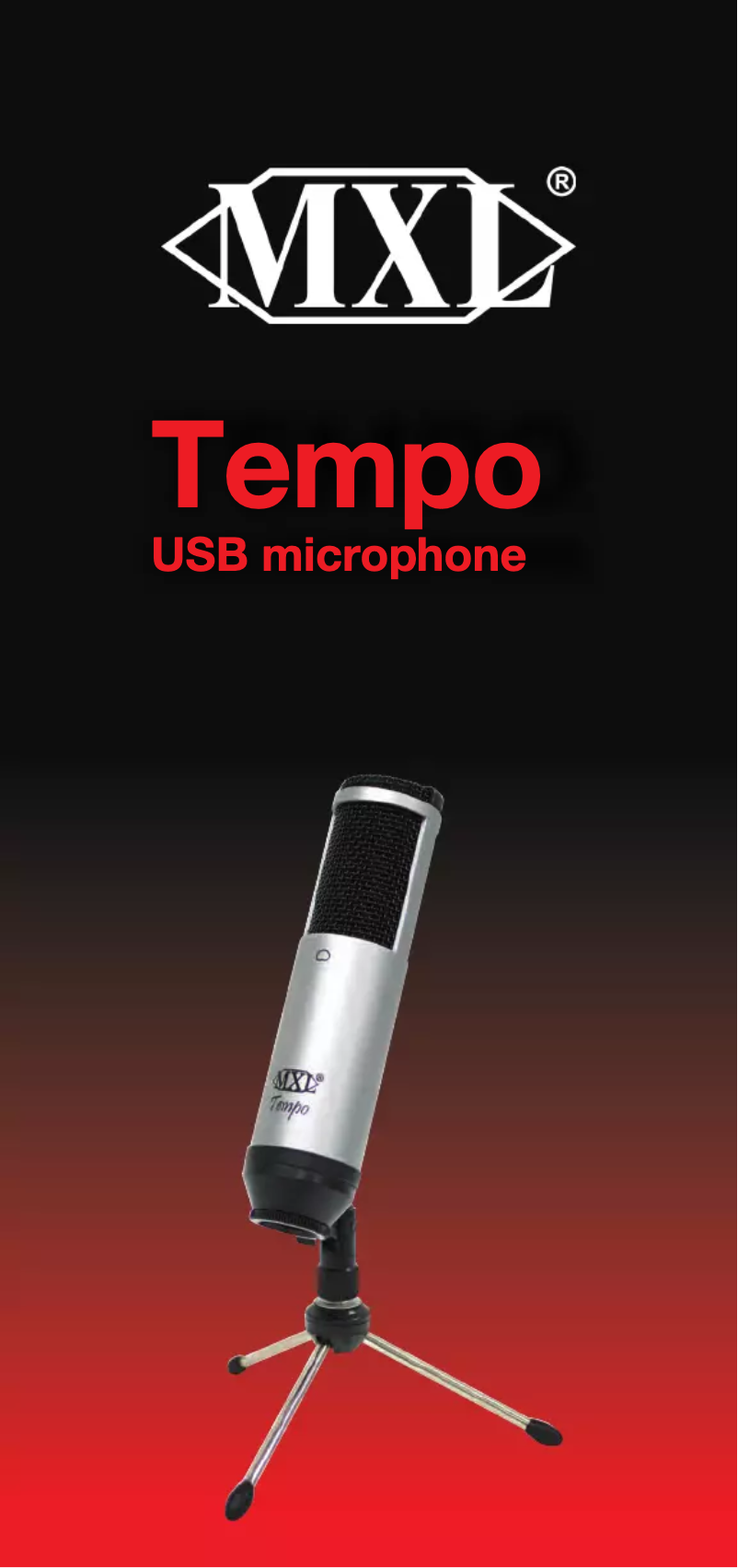 Page 1 de la notice Manuel utilisateur MXL Tempo SK