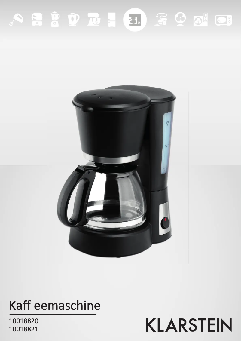 Page n°1 - Manuel utilisateur Klarstein 10018820