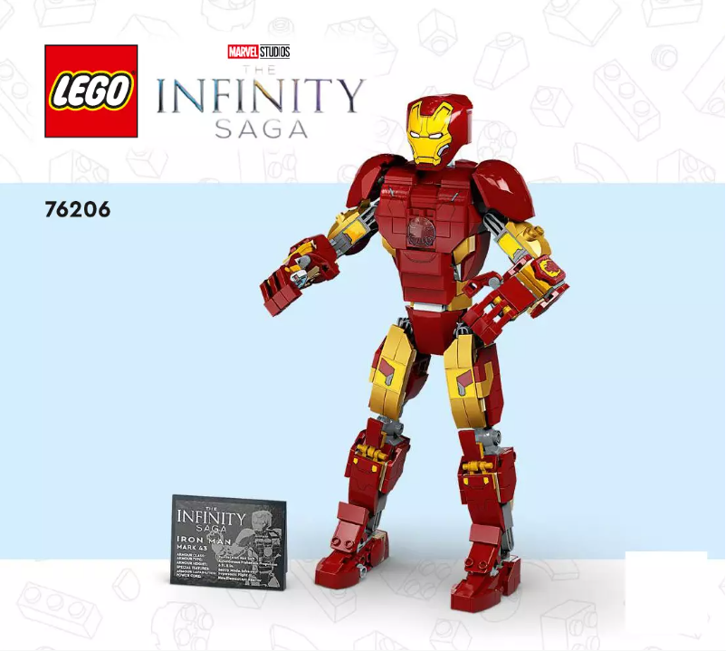 Page 1 de la notice Manuel utilisateur Lego Marvel Studios 76206