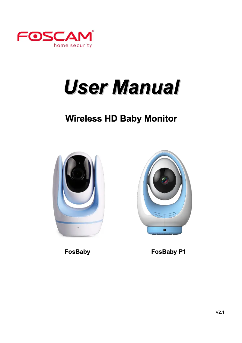 Image de la première page du manuel de l'appareil FosBaby