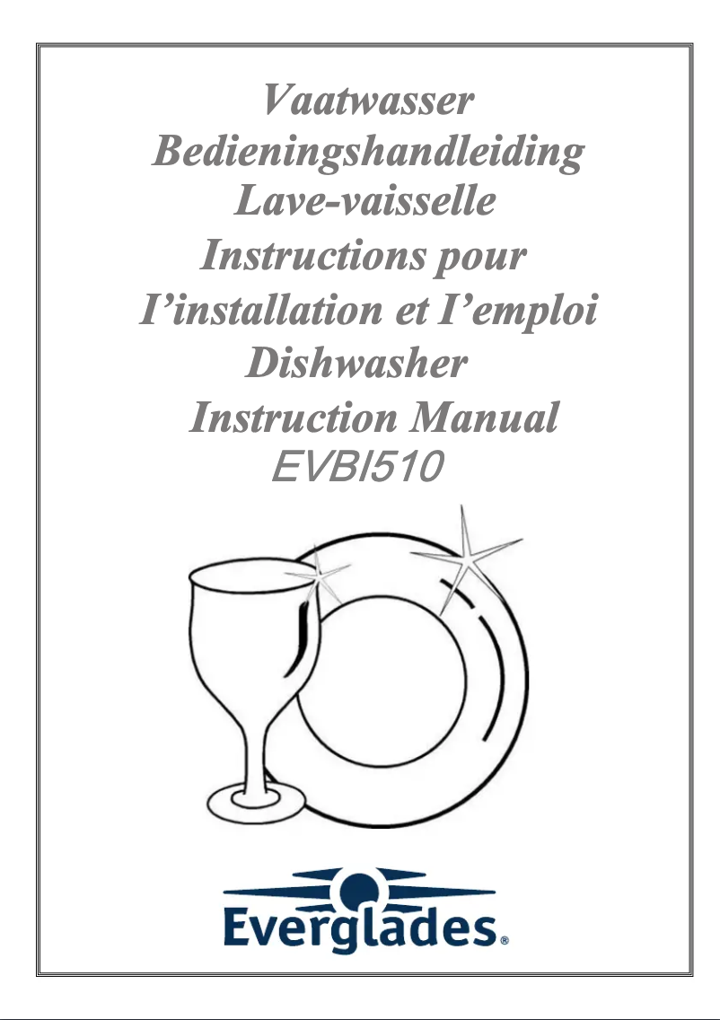 Page 1 de la notice Manuel utilisateur Everglades EVBI 510