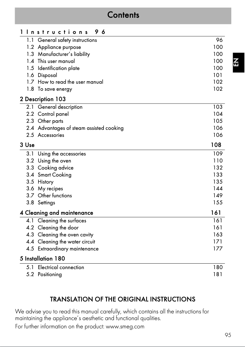Page n°1 - Brochure Smeg SFP6104SPS