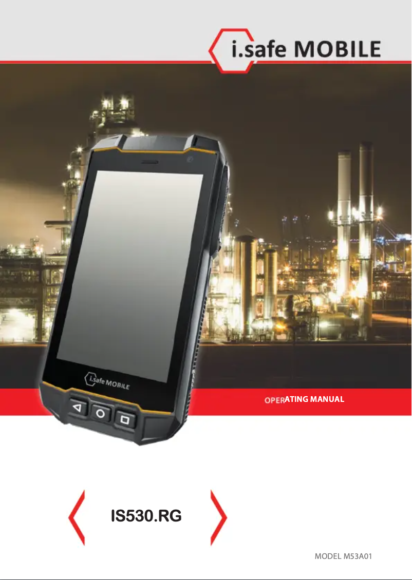 Page 1 de la notice Manuel utilisateur i.safe Mobile IS530.RG