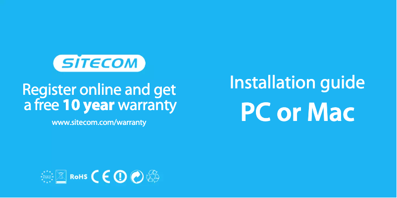 Page 1 de la notice Manuel utilisateur Sitecom LN-555FR