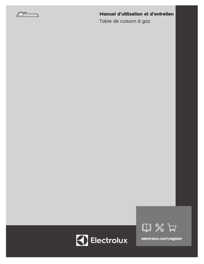 Page 1 de la notice Manuel utilisateur Electrolux ECCG3068AS