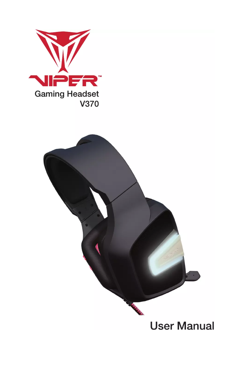 Image de la première page du manuel de l'appareil Viper V370