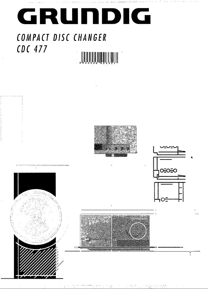 Image de la première page du manuel de l'appareil CDC477