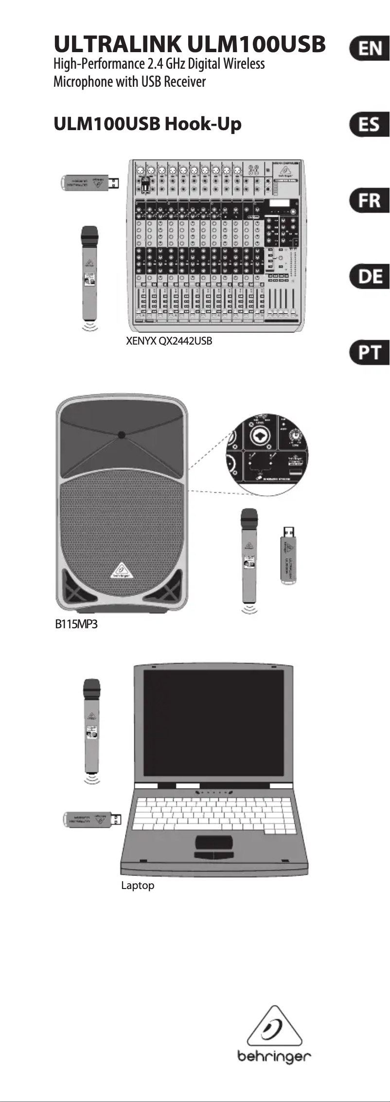 Image de la première page du manuel de l'appareil Ultralink ULM100USB