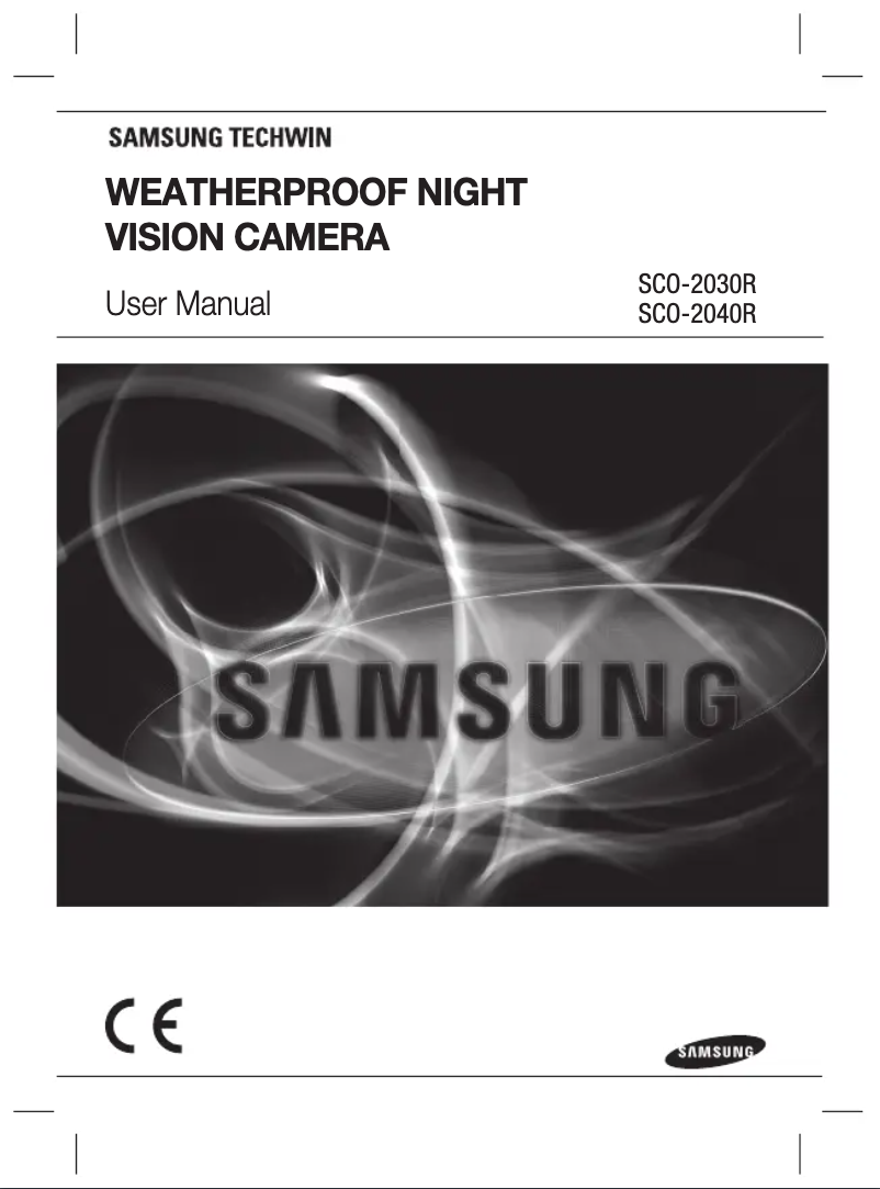 Page 1 de la notice Manuel utilisateur Samsung SCO-2040R