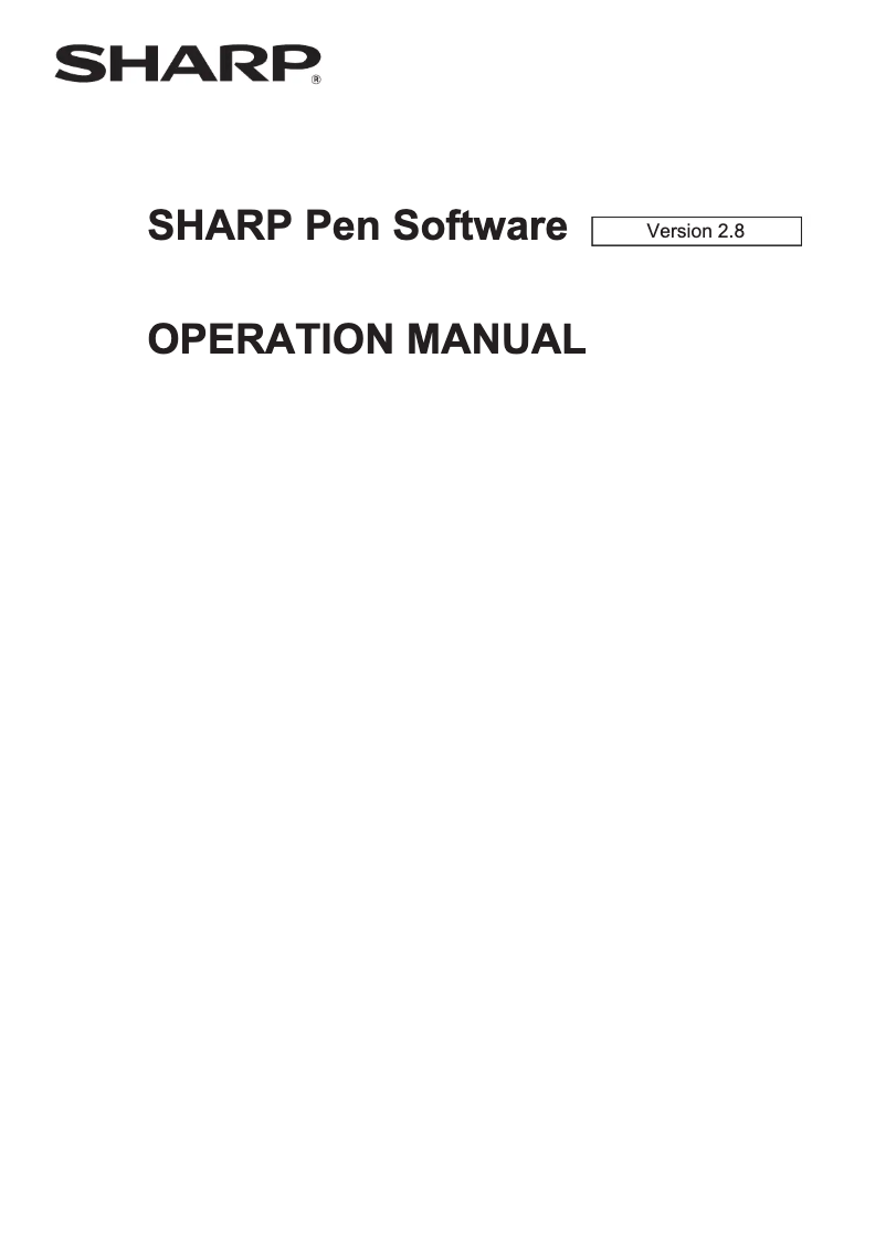 Image de la première page du manuel de l'appareil PN-K322BH