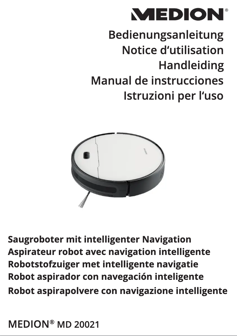 Image de la première page du manuel de l'appareil MD 20021