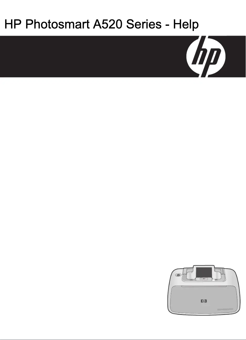 Page n°1 - Manuel utilisateur HP Photosmart A526