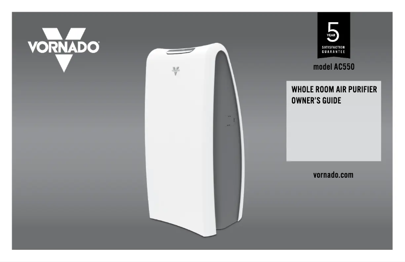 Página 1 del manual Manual de usuario Vornado AC550