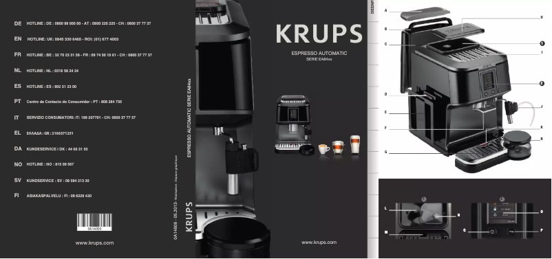 Page 1 of the manual User Manual Krups EA8441