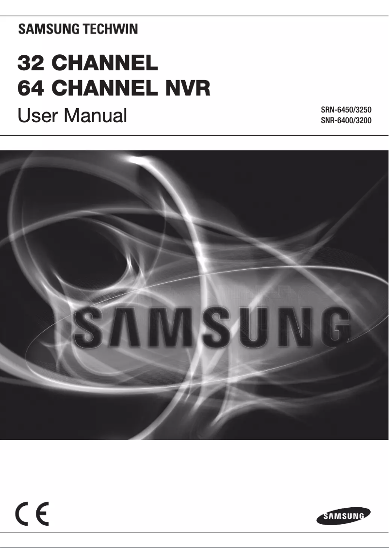 Page n°1 - Manuel utilisateur Wisenet SNR-6400