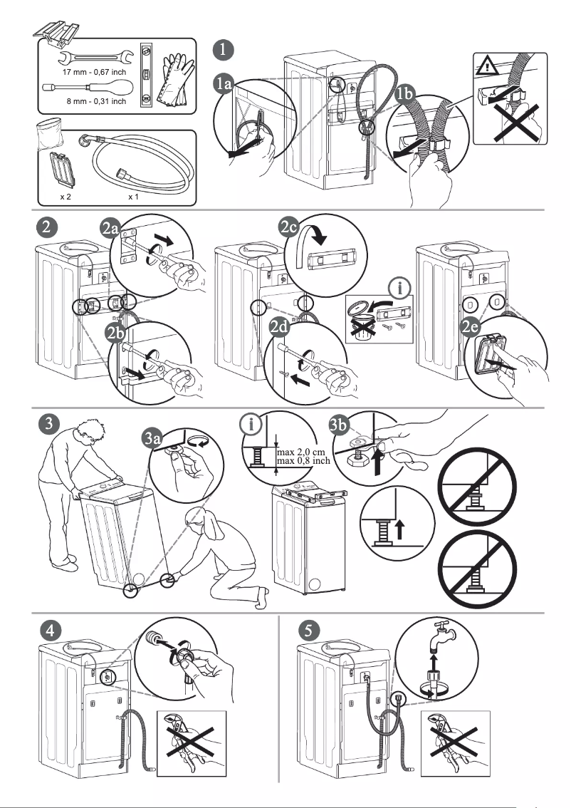 Page n°1 - Instructions de sécurité Privileg PWT LD55 DE