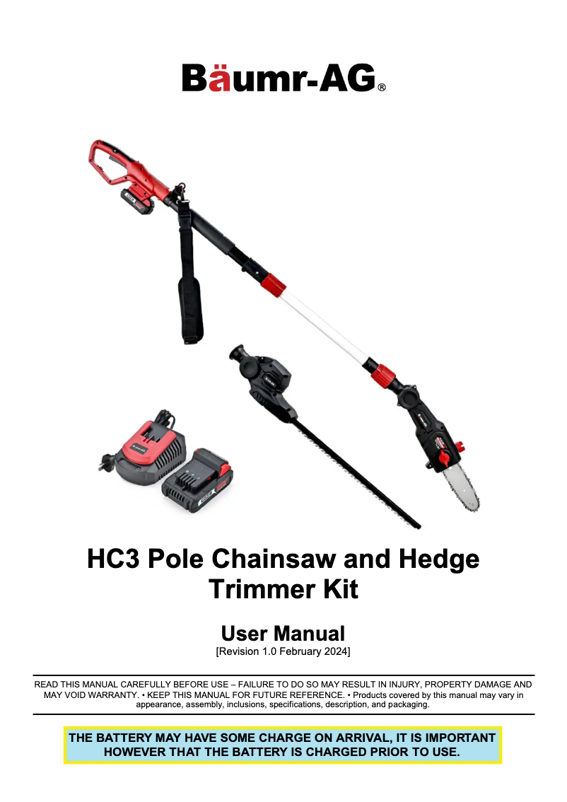 Imagen de la primera página del manual del dispositivo HC3