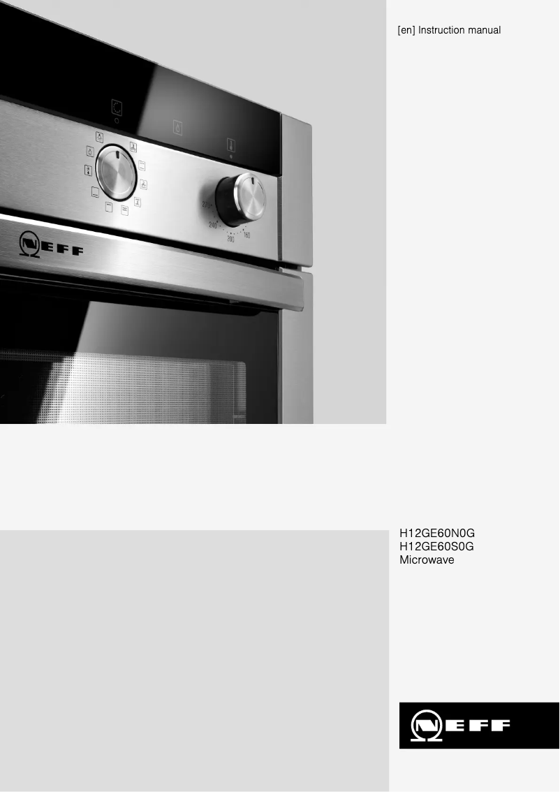 Page n°1 - Mode d'emploi Neff H12GE60N0G