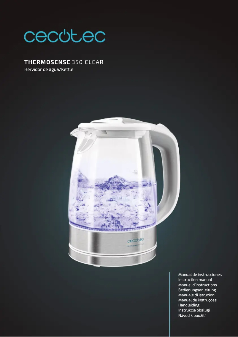 Page n°1 - Manuel utilisateur Cecotec ThermoSense 350 Clear
