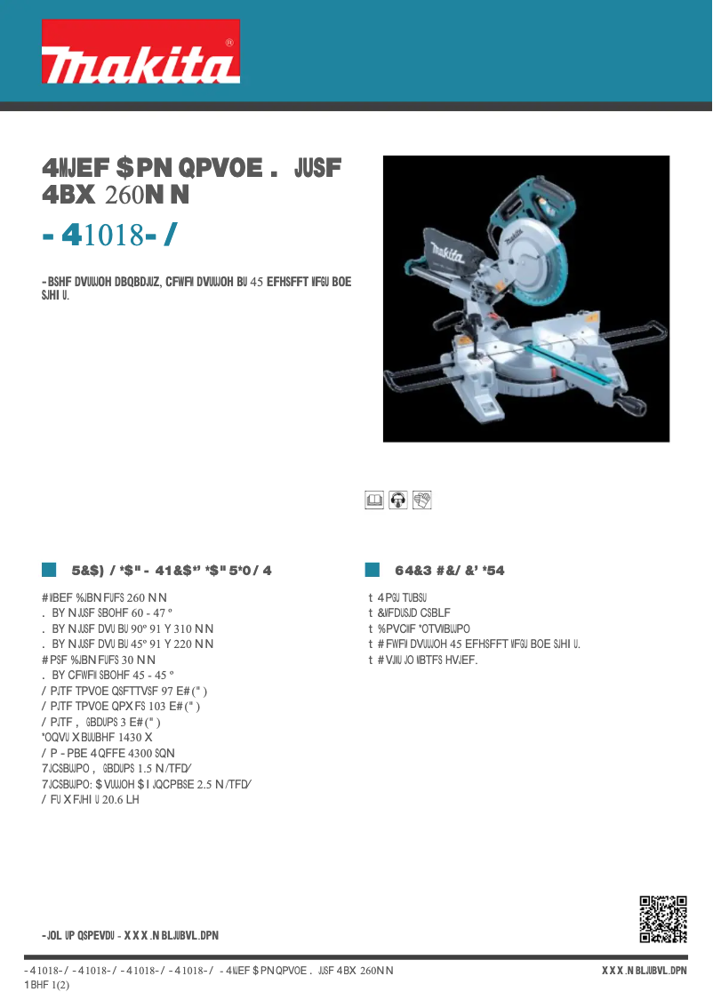 Image de la première page du manuel de l'appareil LS1018LN